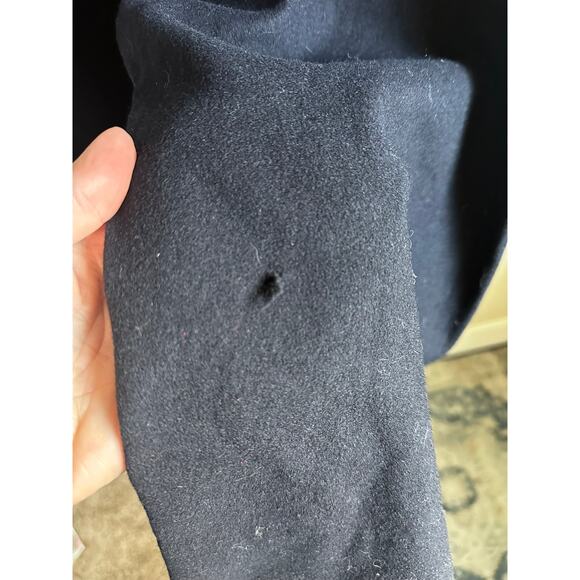 VINTAGE NAVAL CLOTHING FACTORY 30's Navy Blue Wool Wide Leg Sailor Pants Size M - Picture 6 of 7